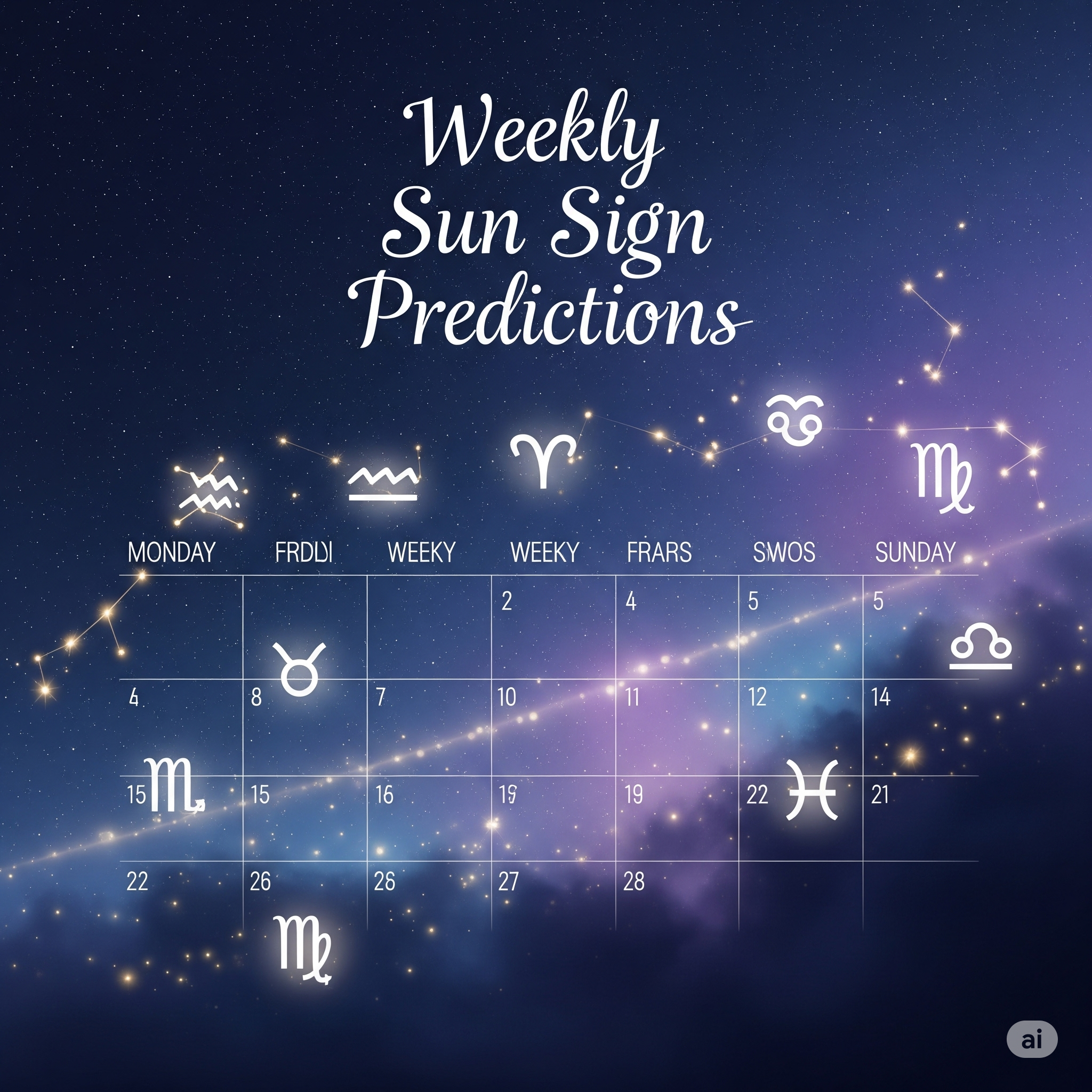 Sun Sign Predictions