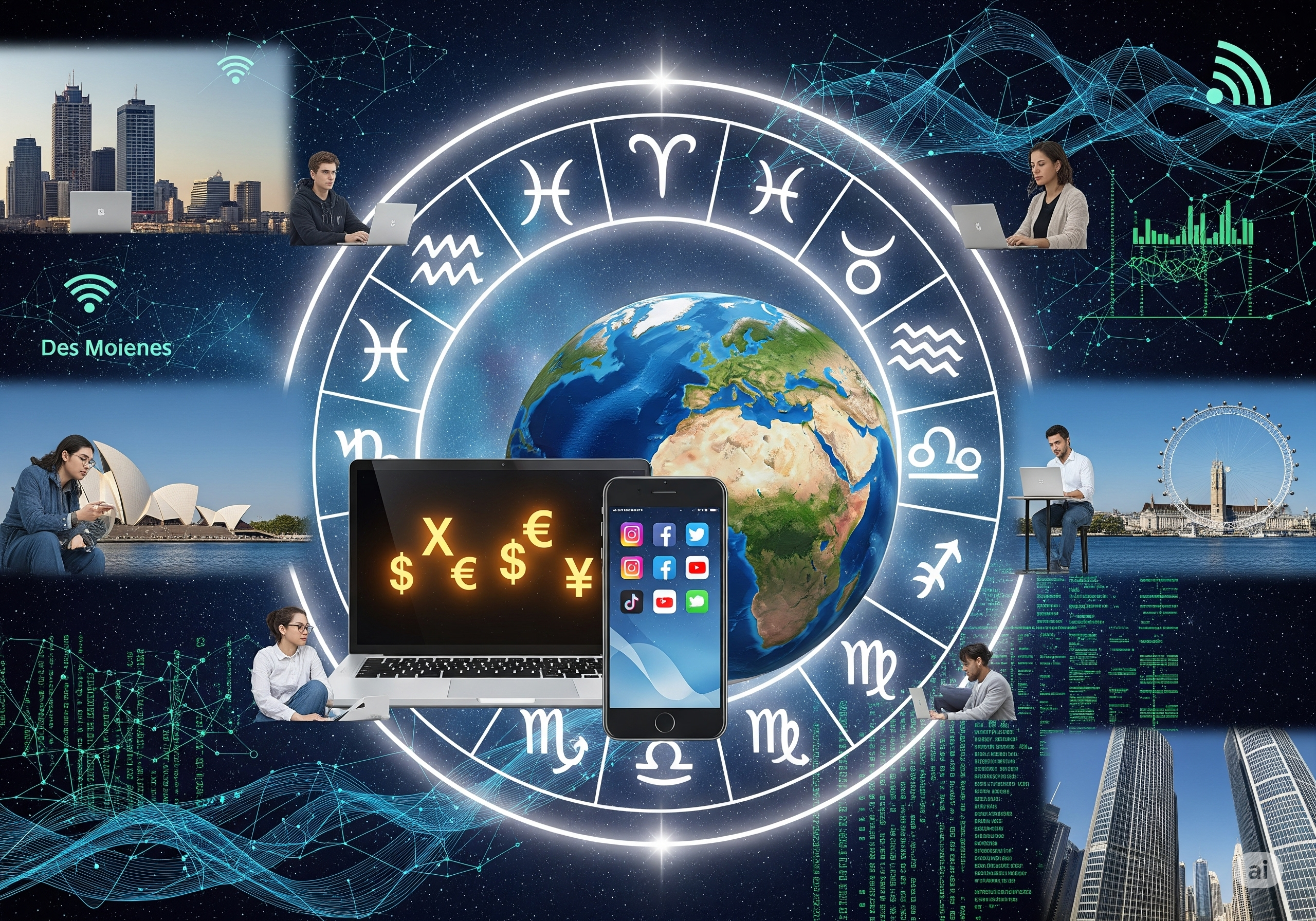 Earn online by sun sign